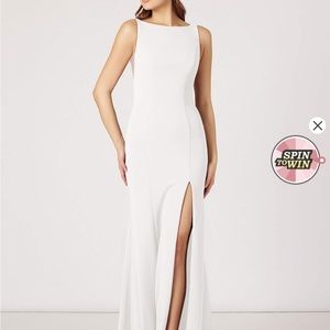 Azazie bridal dress, mesh cutout size 6